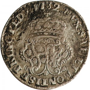 358R Quarto di scudo 1732 Scudi a cartoccio accollati Torino Argento