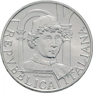 2476D 500 lire 1992 Piero della Francesca Roma Argento