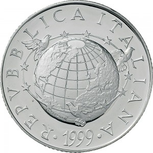 2530D 5.000 lire 1999 Anno Duemila (L