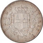 1177R 2 lire 1863 Scudo sannitico 2° tipo Napoli Argento