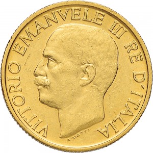 1344D 20 lire 1923 Fascio littorio 3° tipo Roma Oro