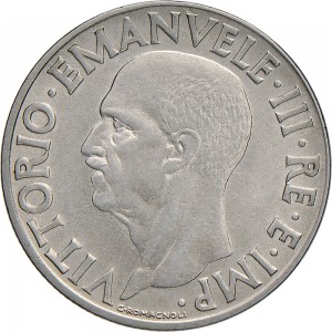 1624D 1 lira 1939 XVIII Aquila romana 2° tipo Roma Acmonital