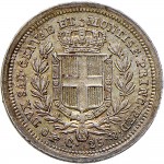 1007R 25 centesimi 1833 Scudo sannitico Torino Argento