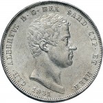 941D 5 lire 1831 Scudo sannitico 2° tipo Genova Argento