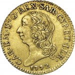 234D Doppia da 4 scudi 1772 Scudo rotondo Torino Oro