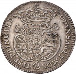 2402R Lira da 20 soldi 1742 Scudo sagomato 2° tipo Torino Argento