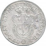 417R Mezzo scudo da 5 reali 1768 Scudo a cartoccio Torino Argento
