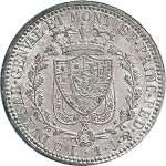 857R Lira 1828 Scudo svizzero Genova Argento