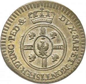 700R Mezzo reale da 2,6 soldi 1793 Scudo rotondo Torino Mistura di argento