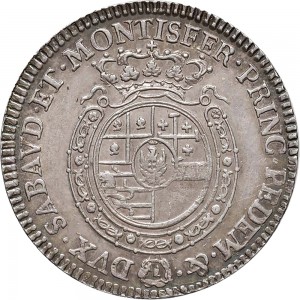 555R Quarto di scudo 1786 Scudo rotondo Torino Argento