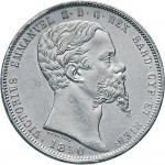 1041D 5 lire 1850 Scudo sannitico Genova Argento