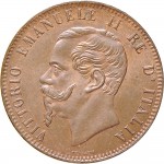 1223D 10 Centesimi 1867 Valore entro semicorona di alloro e quercia 2° tipo Parigi Rame