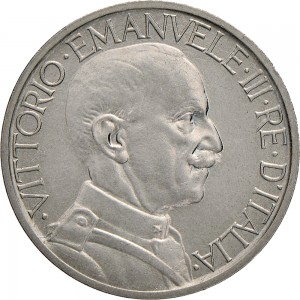 1417D 2 lire 1931 Fascio littorio Roma Nichelio